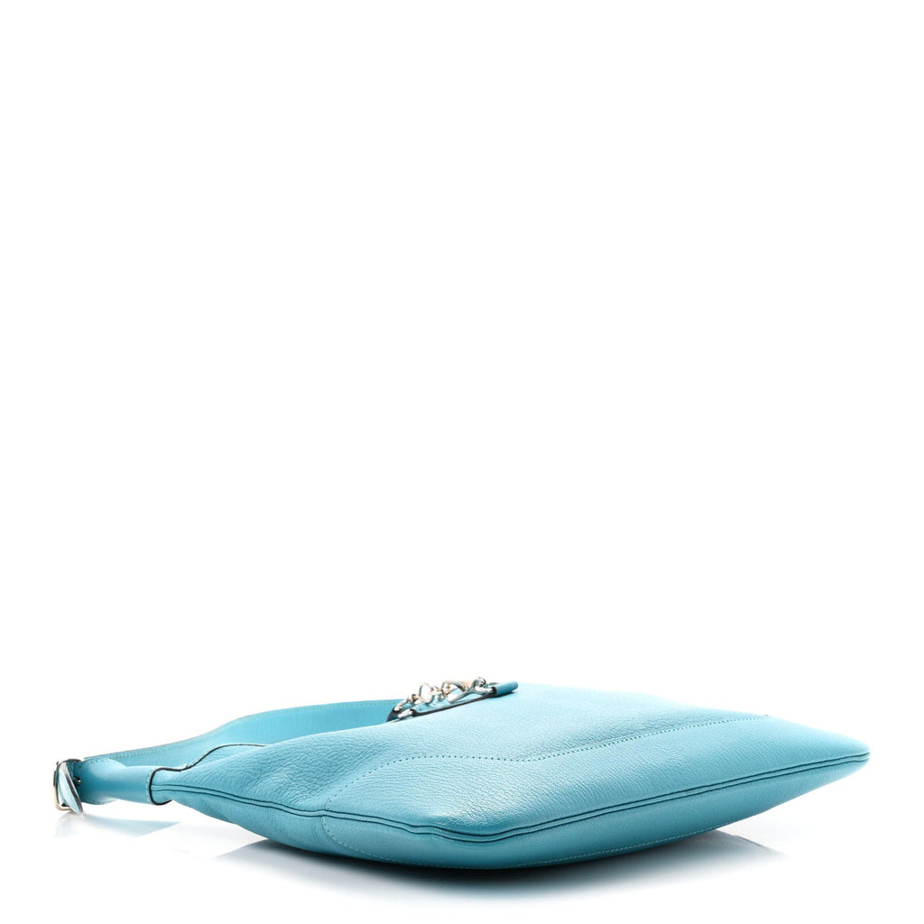 Chevre De Coromandel  Trim II 31 Shoulder Bag Turquoise