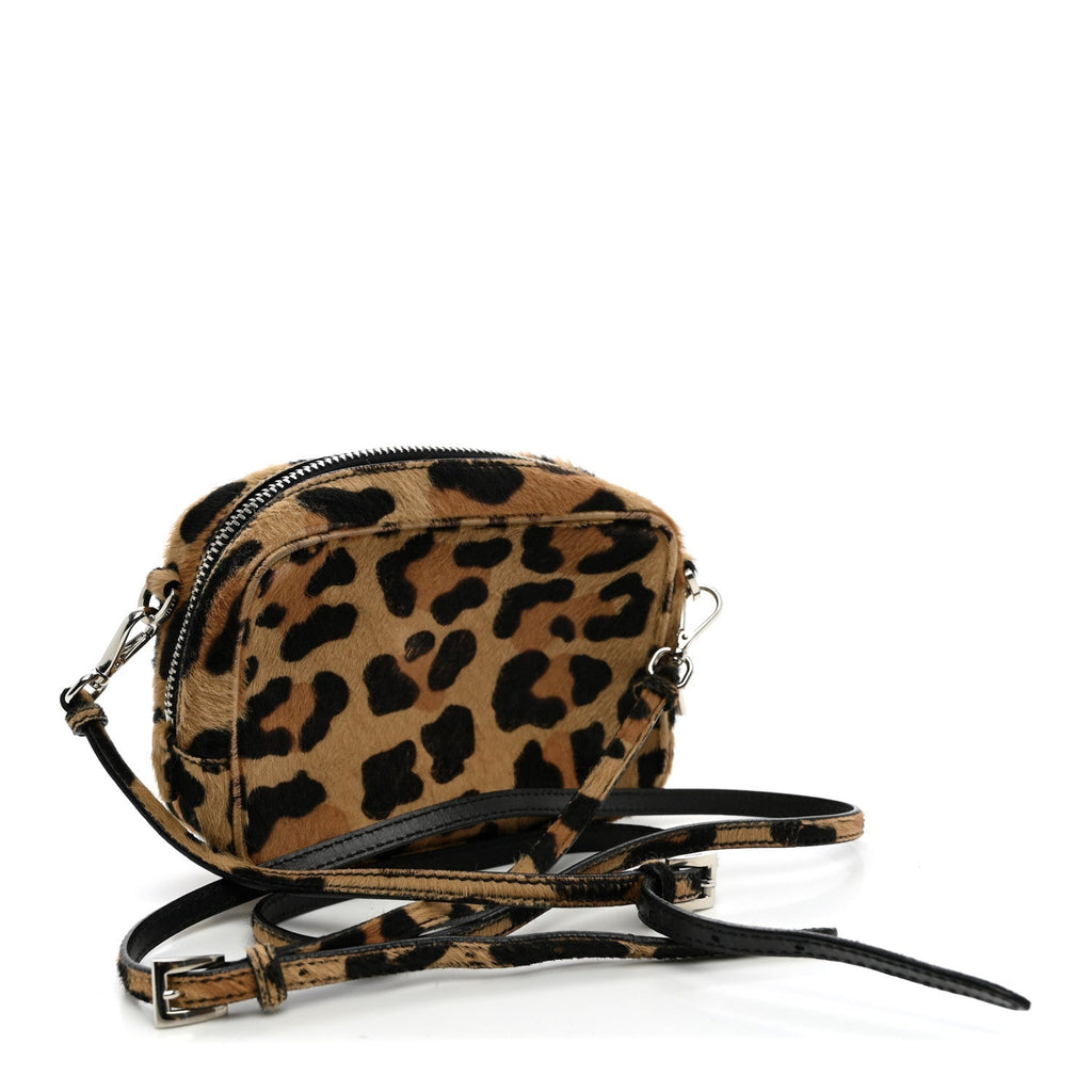 Cavallino Leopard Print Camera Bag