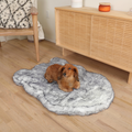 PupRug® Luxe Faux Fur Orthopedic Dog Bed - Ultra Plush Arctic Fox