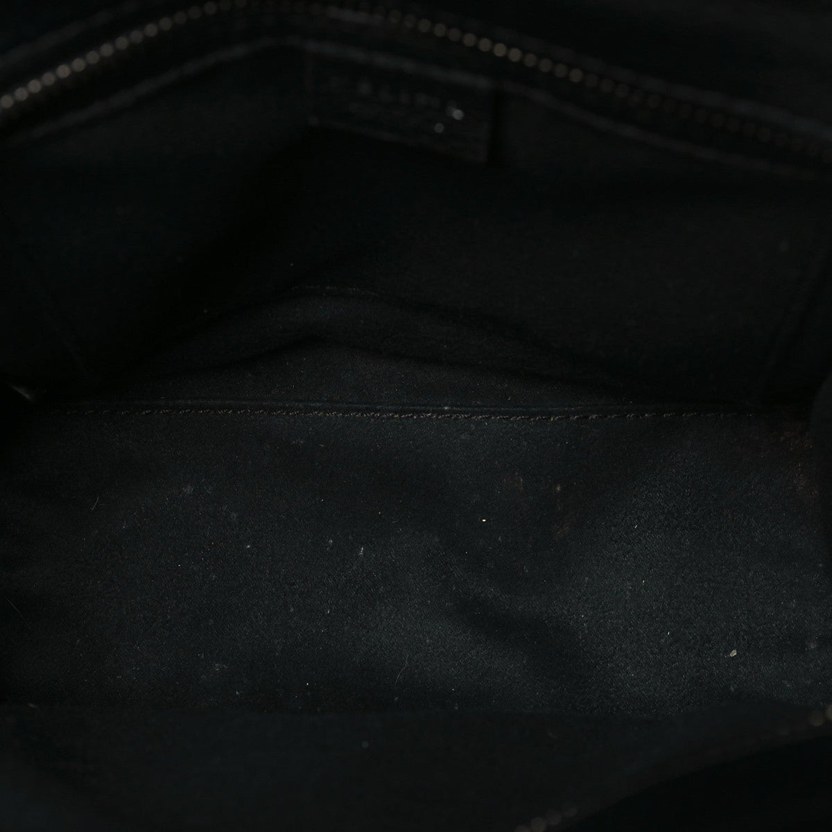 Pebbled Calfskin Nano Luggage Black