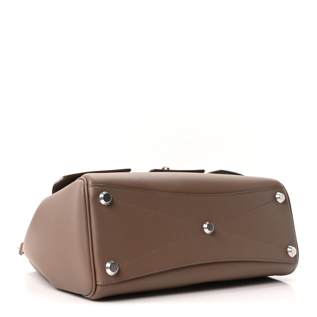 Smooth Calfskin Small Bel Air Carry All Bag Taupe Taupe