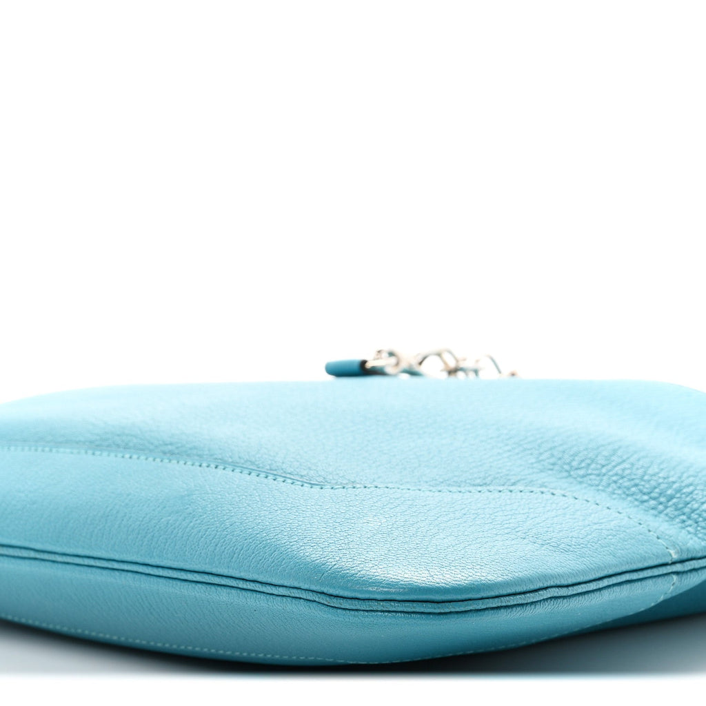 Chevre De Coromandel  Trim II 31 Shoulder Bag Turquoise
