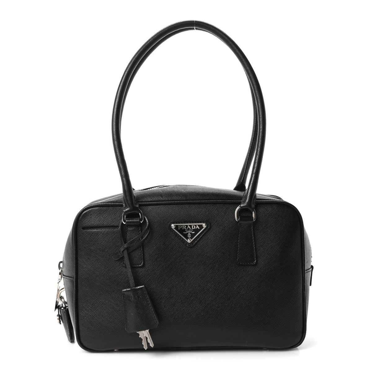 Saffiano Vitello Bauletto Black