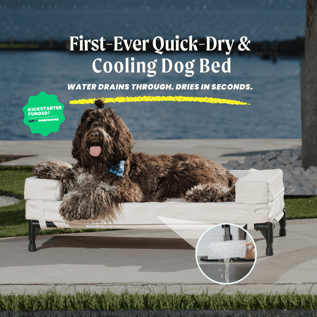 AirX Foam™ Outdoor Dog Bed - Waterproof & Cooling (Bolster Sold Separately)