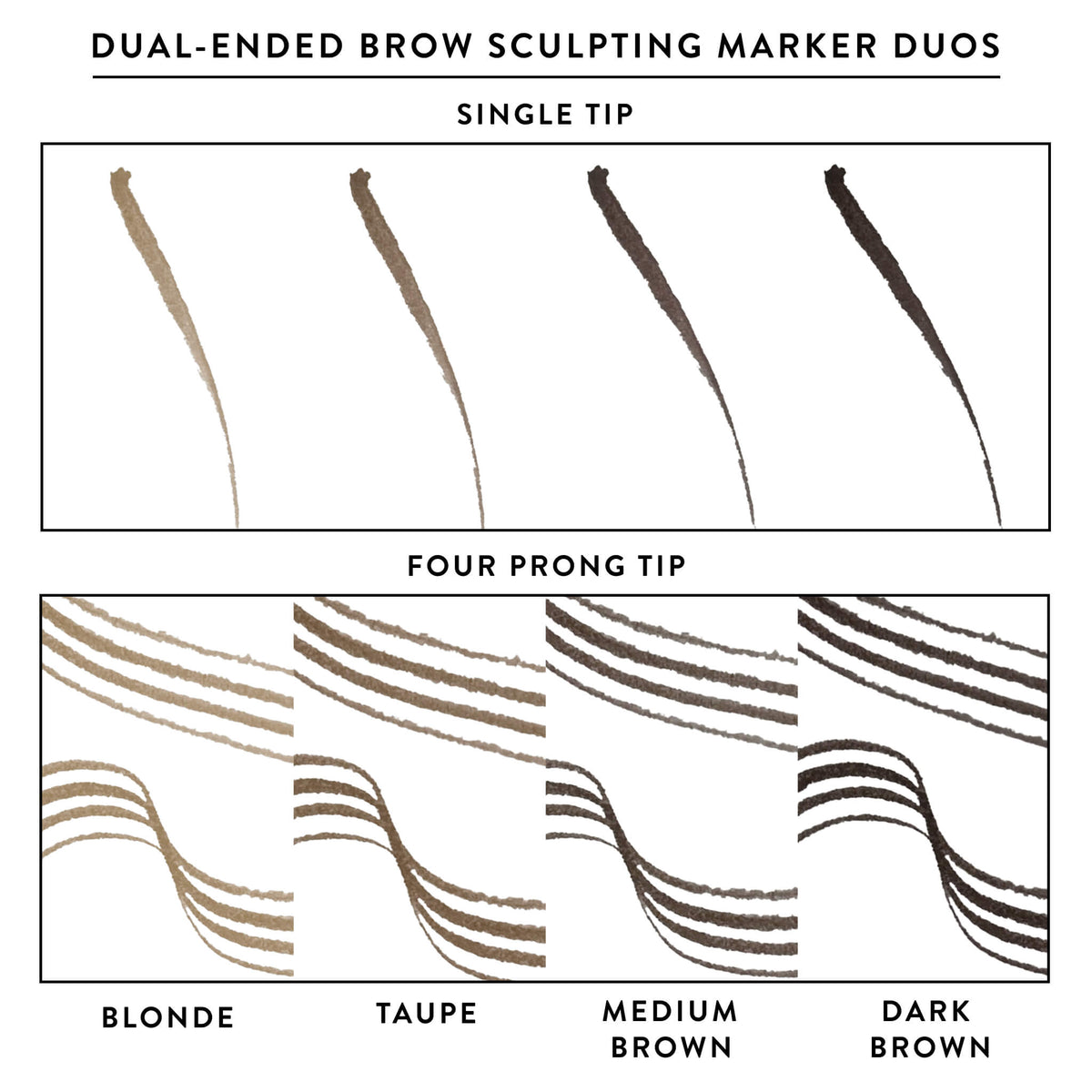 Dual-Ended Brow Sculpting Marker