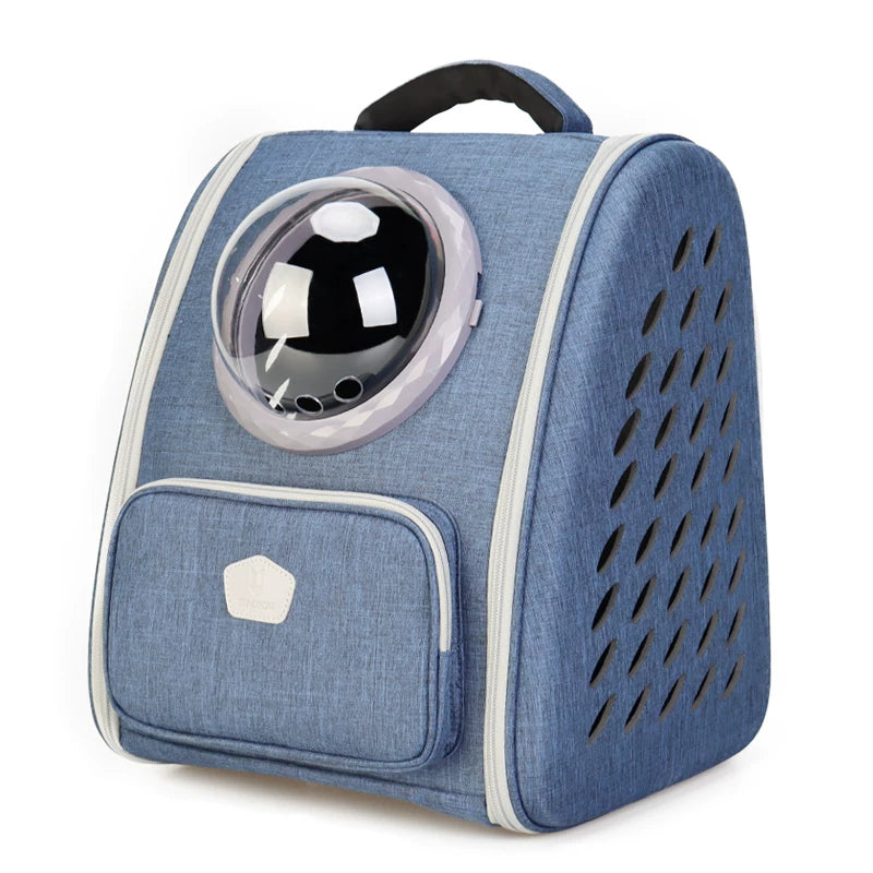 Ostracod summer breathable cat bag, portable outdoor cat backpack, cat outdoor bag, pet backpack, spacecraft