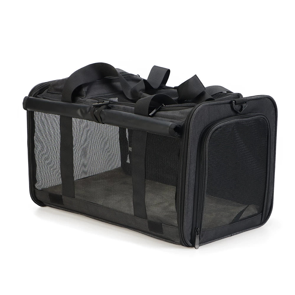 Ostracod cat bag portable outdoor cat backpack large breathable summer carry pet two cat sterilization bag
