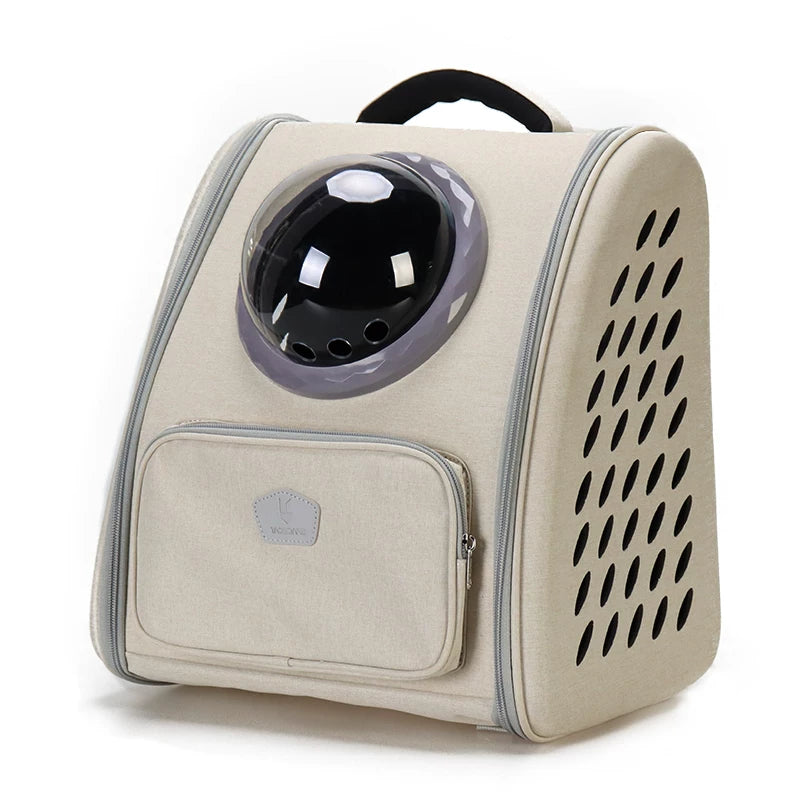Ostracod summer breathable cat bag, portable outdoor cat backpack, cat outdoor bag, pet backpack, spacecraft