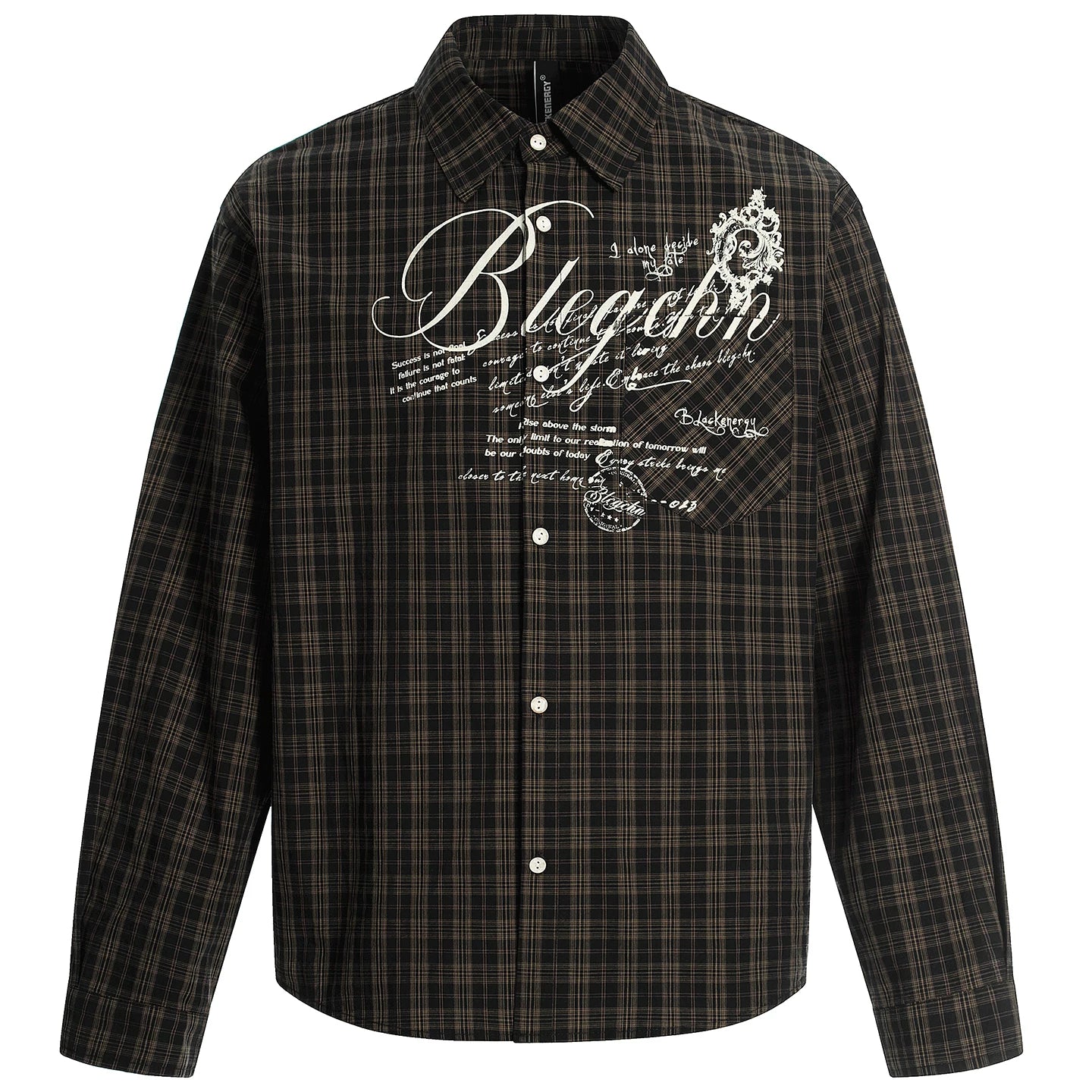OV original autumn new style American retro checkered shirt jacket for men and women loose casual shirt long sleeved top trendy