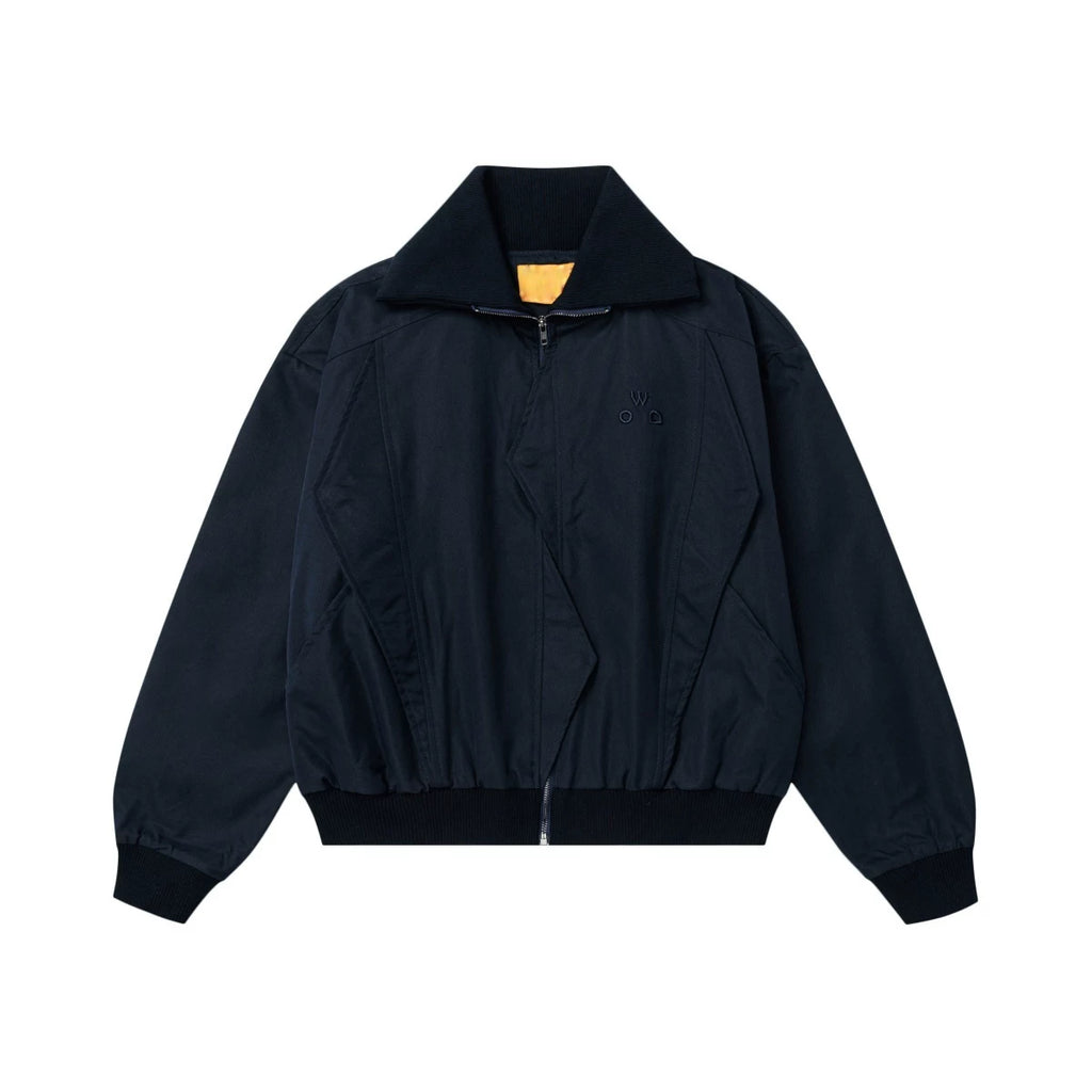 OV Original American Retro Irregular Access Control Design Collar Jacket Women's Autumn Loose Casual Jacket Top Men