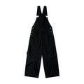 OV original American retro multi pocket workwear overalls men's and women's loose wide leg small casual jumpsuit pants