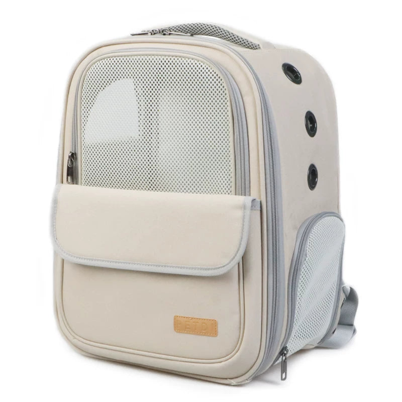 Ostracod cat bag portable outdoor cat backpack pet outdoor bag cat dog backpack breathable and stress resistant