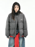 OV Original American Retro 90 White Duck Down Down Jacket Women's Winter Loose Warm Baseball Stand up Collar Bread Jacket