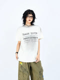 OV original/Summer American gradient dirty dye short sleeved T-shirt for men and women boxy version shoulder Solona cool top