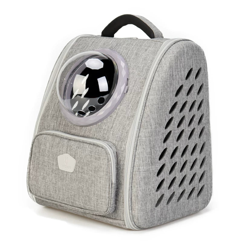 Ostracod summer breathable cat bag, portable outdoor cat backpack, cat outdoor bag, pet backpack, spacecraft
