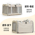 Ostracod cat bag portable outdoor cat backpack large breathable summer carry pet two cat sterilization bag