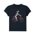 OV Original/American Fun Dog Cycling Summer Versatile Short sleeved T-shirt Women's Slim fit Shoulder Short Casual Top