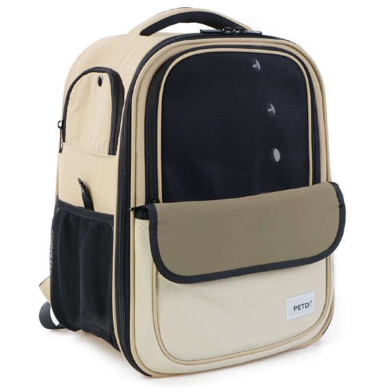 Ostracod cat bag outdoor portable bag cat backpack pet bag breathable carrying cat cage backpack cat bag meow