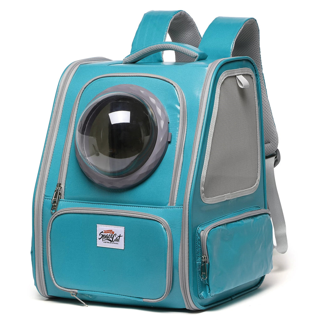 Ostracod cat bag for outdoor use, portable pet backpack for carrying cats on both shoulders, large capacity, warm cabin for winter travel