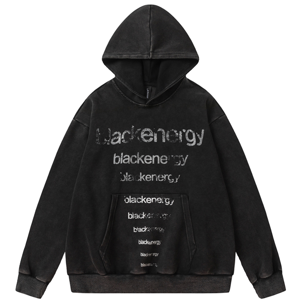 OV Original Autumn New High Street American Retro Doing Old Water Washed Hoodie for Men and Women Loose Couple Top Trendy