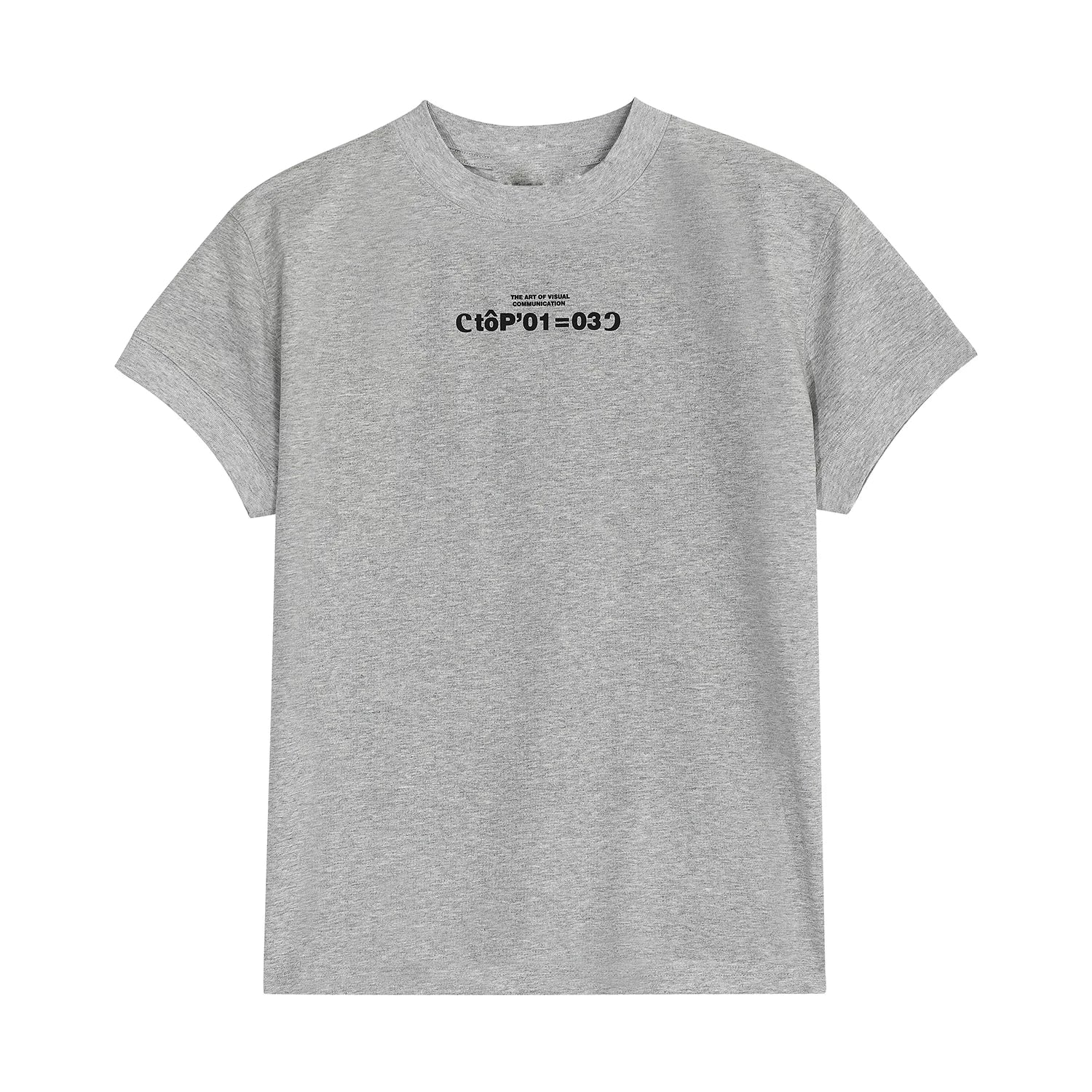 OV Original Summer American Simple Small Letter Printed Shoulder Short T-shirt for Spicy Women, Cool and Slim Short Sleeve Ins