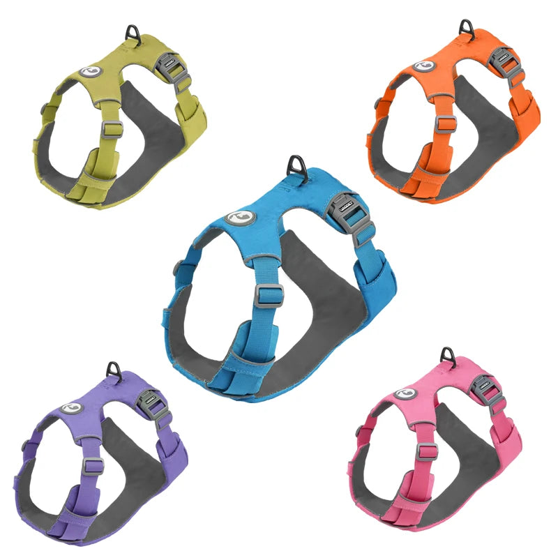 Pet Dog No pull Safety Chest Harness Function Anti-explosion Walk For small And Medium dog solid Durable harness german shepherd