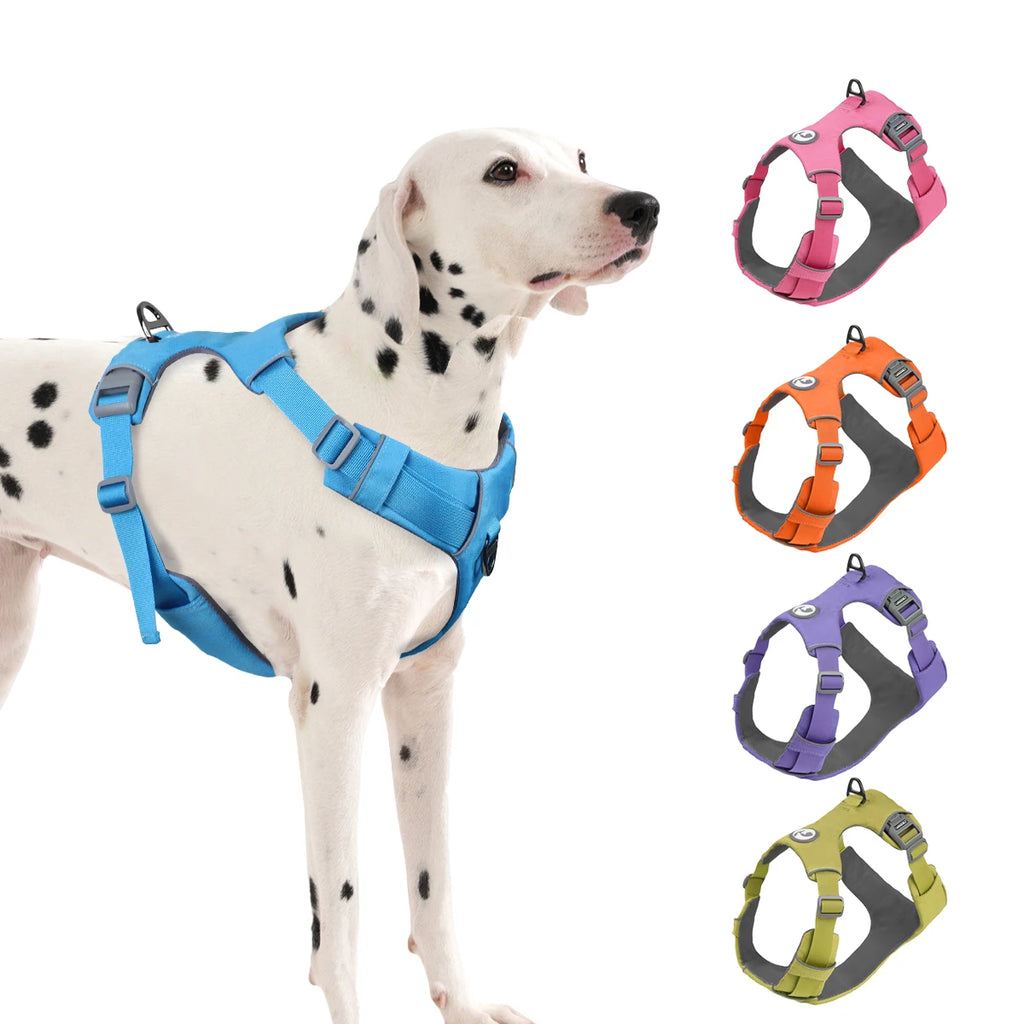 Pet Dog No pull Safety Chest Harness Function Anti-explosion Walk For small And Medium dog solid Durable harness german shepherd