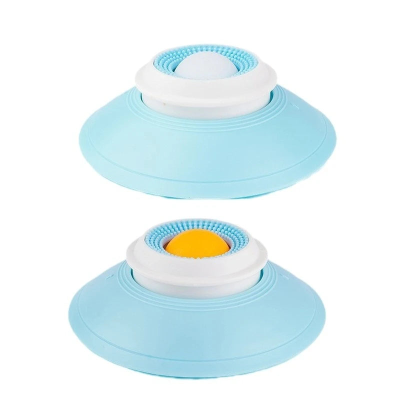 Interactive Dog Cat Licking Non-Slip Slow Feeder Bowl with Raised Ball Pet Liquid Food Calming Enrichment Toy Dog Feed Accessory