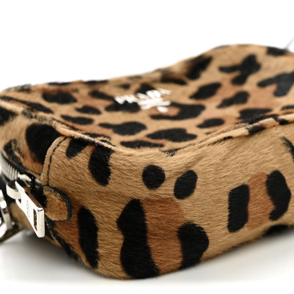 Cavallino Leopard Print Camera Bag