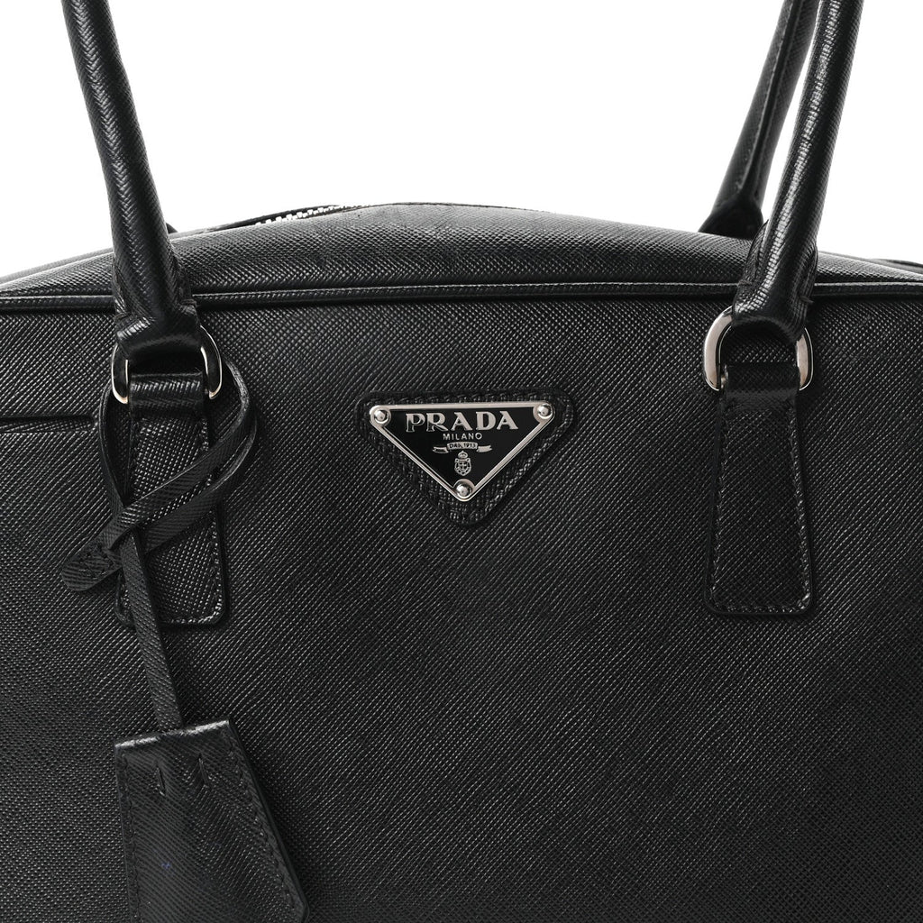 Saffiano Vitello Bauletto Black