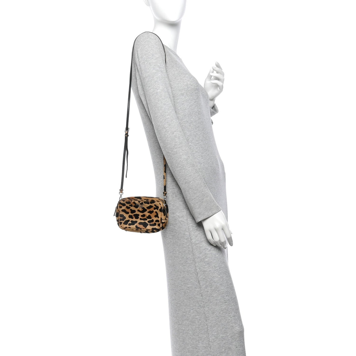 Cavallino Leopard Print Camera Bag