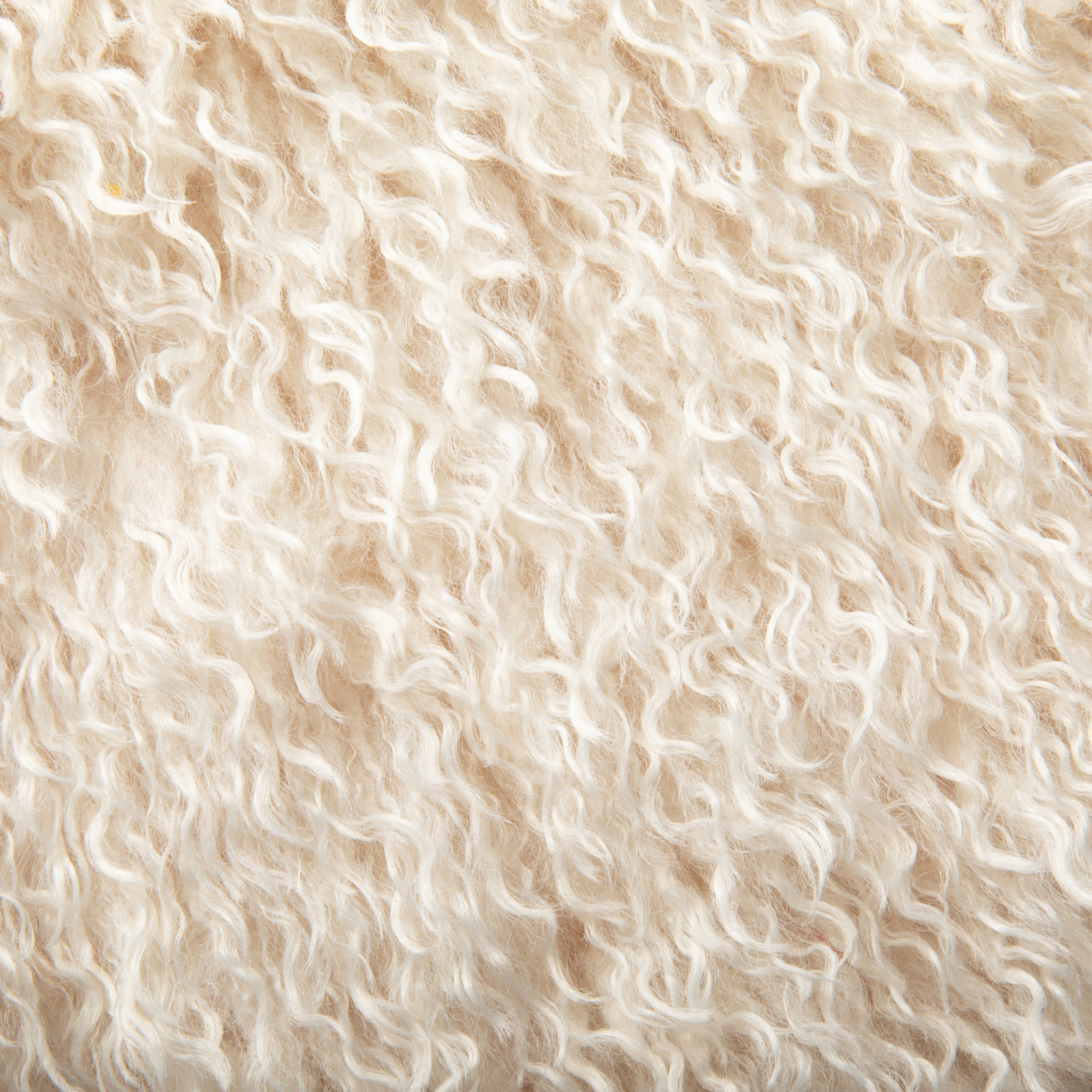 PupRug® Luxe Faux Fur Orthopedic Dog Bed - Plush Sheep Ivory
